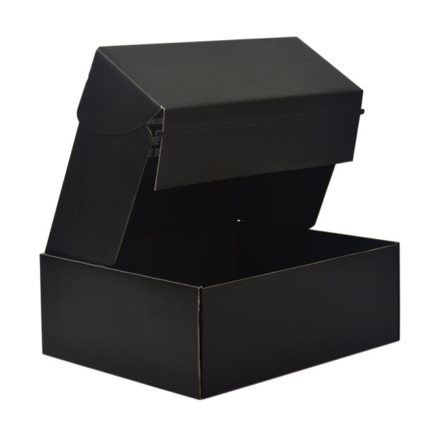 Black Glossy Corrugated Mailer Box for Retail Kit Packaging Black Glossy Corrugated Mailer Box for Retail Kit Packaging