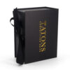 Gold Foil Competition Suit Rigid Box with Satin Inner Lining