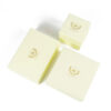 Ivory VIP Card Rigid Presentation Box with Gold Foil Logo