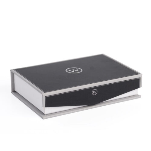Logo Printed Rigid Watch Presentation Box with White Tray Logo Printed Rigid Watch Presentation Box with White Tray