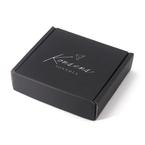 Luxury Black Jewelry Mailer Packaging Box with Foam Insert Luxury Black Jewelry Mailer Packaging Box with Foam Insert