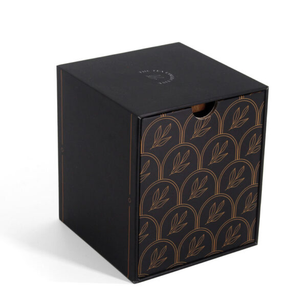Luxury Rigid Drawer Candle Gift Box with Printed Sleeve Luxury Rigid Drawer Candle Gift Box with Printed Sleeve