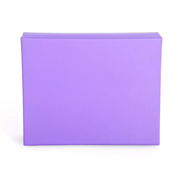 Purple Book Style Gift Box with Holographic Slotted Insert