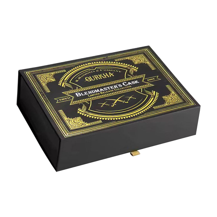 Op maat gemaakte tabaksdozen – Luxe displaydoos met holle magnetische sigarenhouder