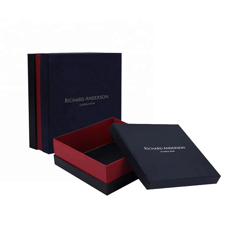 Elegante, tweekleurige, stevige schouder- en nek-cadeaudoos