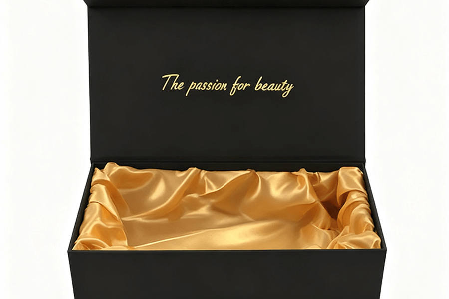 Luxe zwart-witte geschenkverpakking