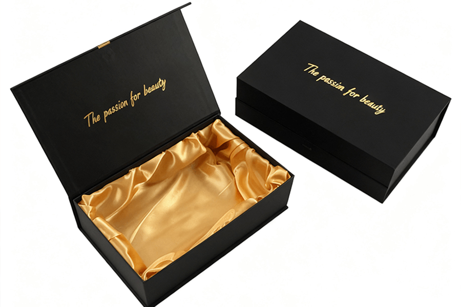 Luxe zwart-witte geschenkverpakking