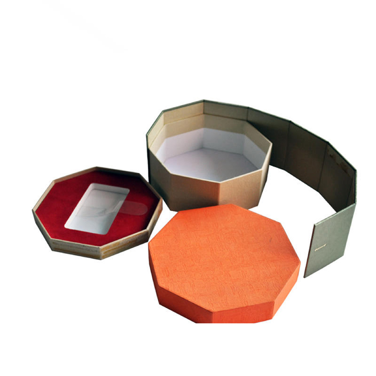 Octagon-geschenkdozen van hard karton - Geschenkdozen voor sieraden